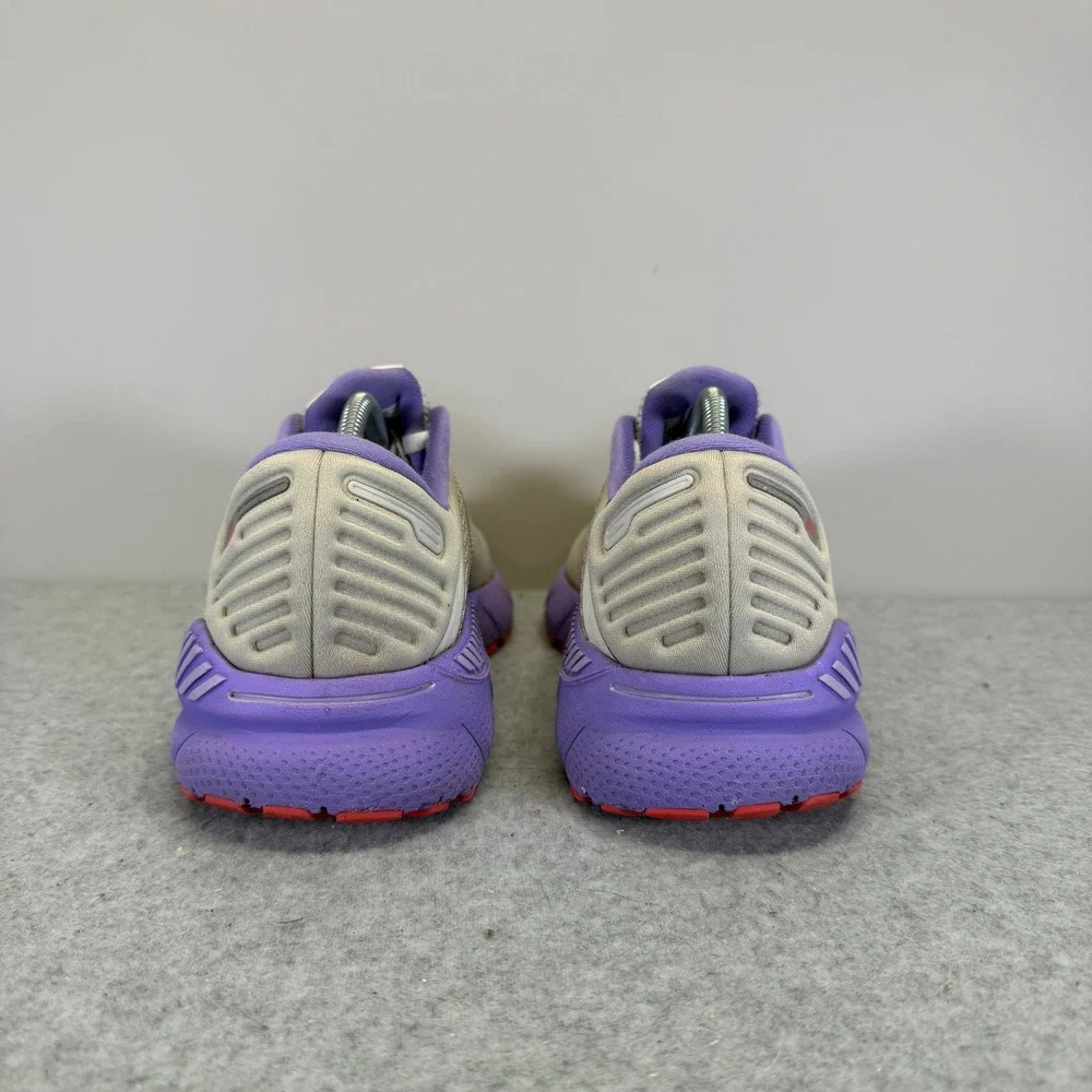 Brooks Adrenaline GTS 22 Womens Shoes Size 8.5 Cream Purple Coral 1203531B105